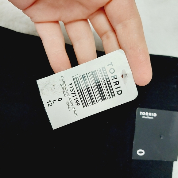 New Torrid Full Length Signature Waist Sequins Leggings P4851 - Picture 7 of 10